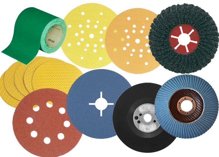 Abrasive Sandpaper, Flap & Fibre Discs