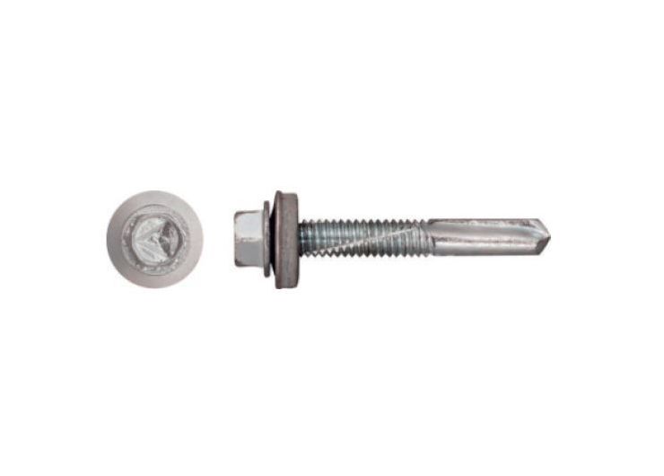 SS Hex HS Selfdrill BI Metal Washered Screw