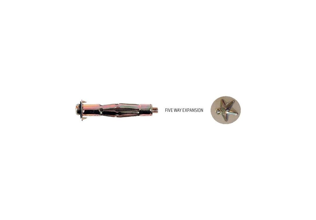 Hollow Wall Anchor Metal Cavity Fixing & Tool