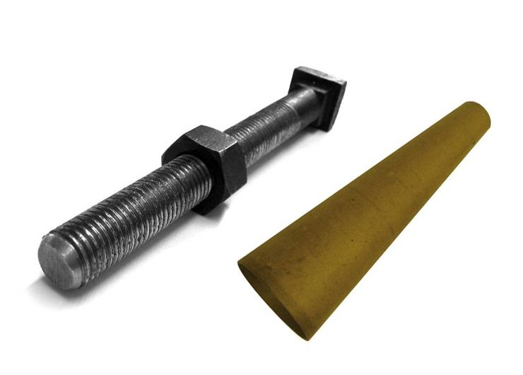 Holding Down Bolts With Nut - Plates - Cones