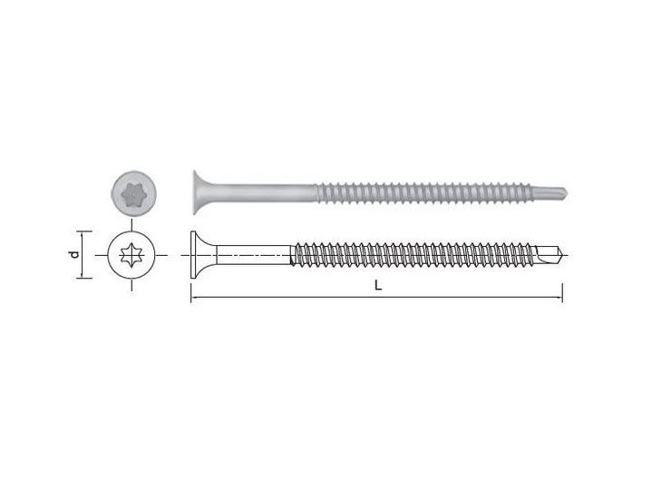 Countersunk Self-Drilling Insulation Screws