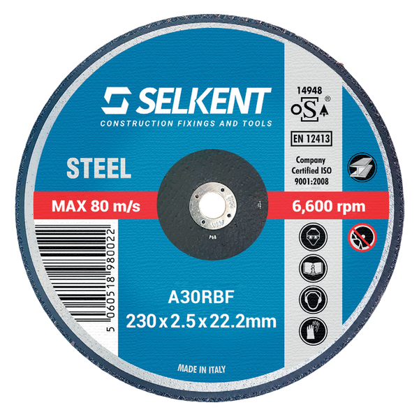 230 X 2 X 22MM METAL CUTTING DISCS 25 PACK - W-Tools Direct - View #2